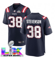 Men Women youth New England Patriots #38 Rhamondre Stevenson 2025 2026 Super Bowl LX F U S E Stitched NFL Jersey Blue Men Women youth New England Patriots #38 Rhamondre Stevenson 2025 2026 Super Bowl LX F U S E Stitched NFL Jersey Blue
