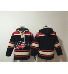 Men Team USA Black Ageless Must Have Lace Up Pullover Hoodie Men Team USA Black Ageless Must Have Lace Up Pullover Hoodie