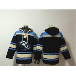 Men Utah Mammoth Blank Black Blue Ageless Must Have Lace Up Pullover Hoodie