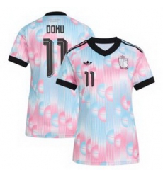 Women 11Jeremy Doku Belgium Jersey   3