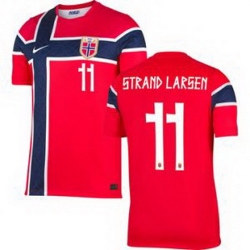 Youth 11 Norway Jorgen Strand Larsen Home Stadium Replica   1