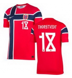 Youth 18 Norway Kristian Thorstvedt Home Stadium Replica 1 Youth 18 Norway Kristian Thorstvedt Home Stadium Replica 1