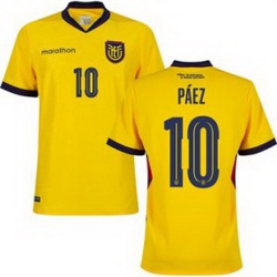Youth 10 Ecuador Kendry Paez Away Replica Jersey   1