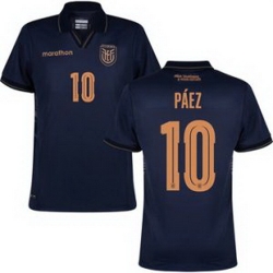 Youth 10 Ecuador Kendry Paez Away Replica Jersey   2