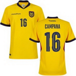 Youth 16 Ecuador Leonardo Campana Away Replica Jersey   1
