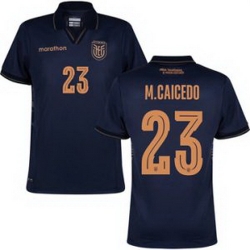 Youth 23 Ecuador Moises Caicedo Away Replica Jersey   2