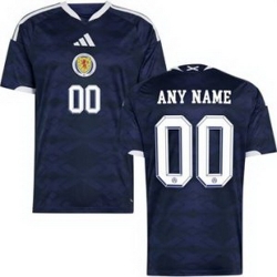 Youth 00 Scotland Custom 2026 Home Replica Jersey 1