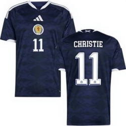 Youth 11 Scotland Ryan Christie 2026 Home Replica Jersey 1
