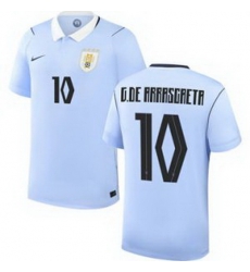 Youth 10 Uruguay Giorgian de Arrascaeta Away Replica Jersey World   1