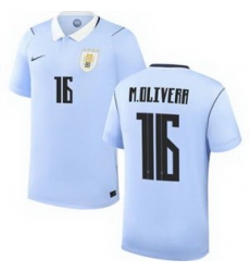 Youth 16 Uruguay Mathias Olivera Away Replica Jersey World   1