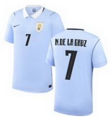 Youth 7 Uruguay Nicolas de la Cruz Away Replica Jersey World   1