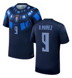 Youth 9 Uruguay Darwin Nunez Away Replica Jersey World   2