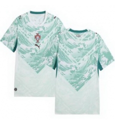 Youth 0 Portugal Replica Blank Long Sleeve Away Jersey   1