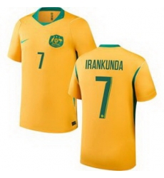 Men 7 Australia Nestory Irankunda Replica Jersey World Cup  1