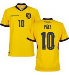 Men 10 Ecuador Kendry Paez Away Replica Jersey 1 Men 10 Ecuador Kendry Paez Away Replica Jersey 1