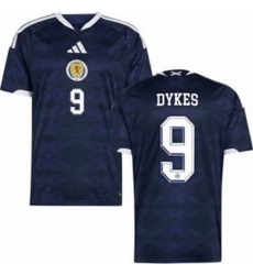 Men 9 Scotland Lyndon Dykes 2026 Home Replica Jersey 1 Men 9 Scotland Lyndon Dykes 2026 Home Replica Jersey 1