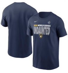 Men Milwaukee Brewers Navy 2026 World Series T Shirt