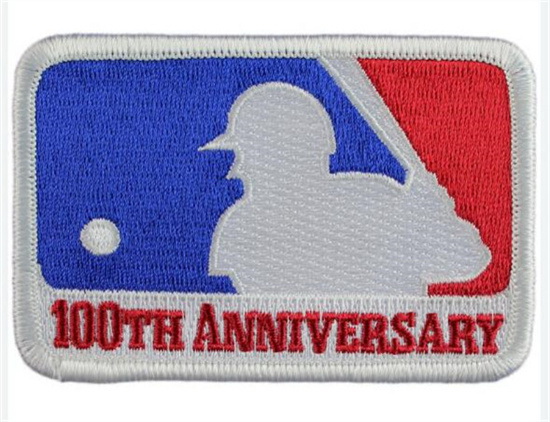 Women MLB 100th Anniversary Season Patch Biaog