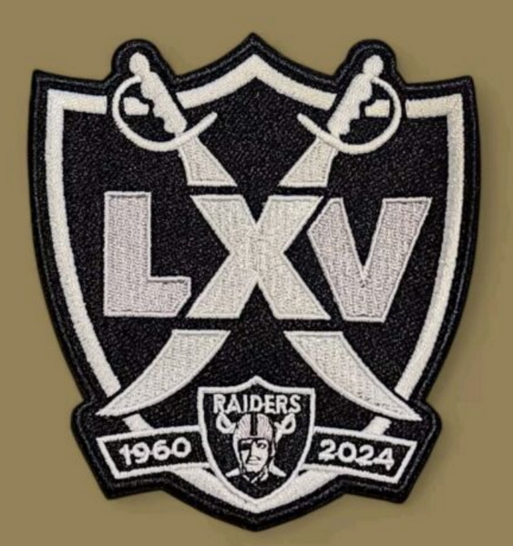 LAS VEGAS RAIDERS 65th ANNIVERSARY Patch Biaog